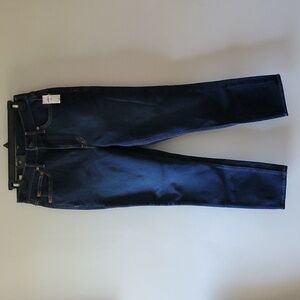 Women's Dark Blue Denim Jeans - Gap Vintage Slim High Rise